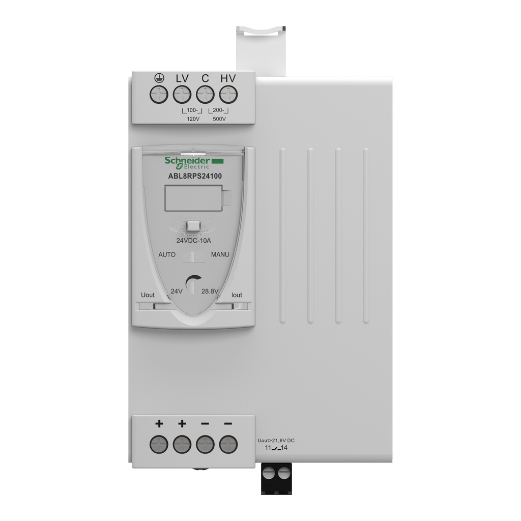 Alimentation 100/240V 24V 10A  PV/PC