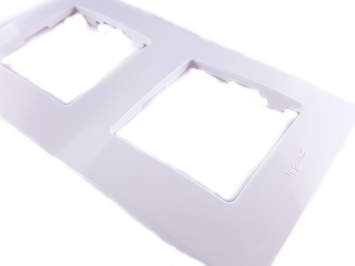 PLAQUE DOUBLE  71 BLANC