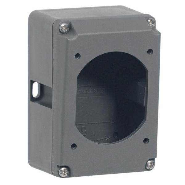 Boîtier réversible simple Hypra pour prise 2P+T IP44 , IP66/67-55 16A