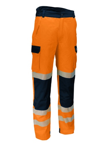 [SINPILOM] PANTALON DE TRAVAIL HAUTE VISIBILITÉ. 54% COTON ET 46% POLYESTER, 270 G/M²