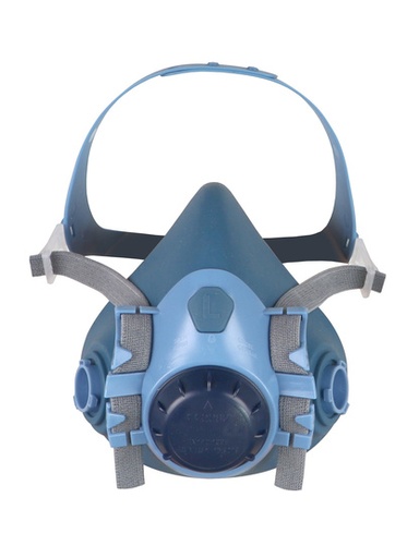 [SINDMSTM] DEMI-MASQUE PROTECTION RESPIRATOIRE EN SILICONE REUTILISABLE FILTRES LATERAUX TAILLE M